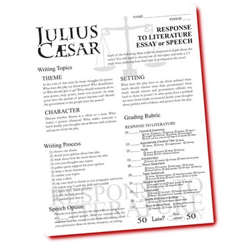 julius caesar essay topics
