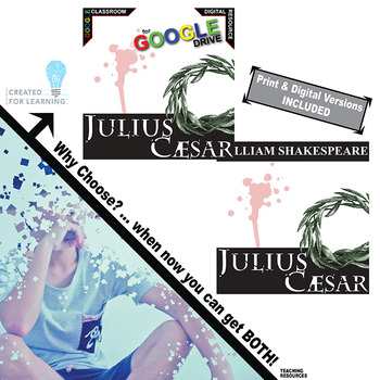 Preview of JULIUS CAESAR Shakespeare Unit Plan - Activities Prereading Quiz PRINT & DIGITAL