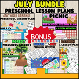 JULY BUNDLE LESSON PLANS - BEACH, PICNIC, FOREST, GARDEN +