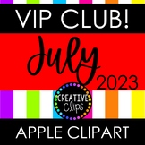 JULY VIP Club 2023: APPLE CLIPART ($19.00 Value)