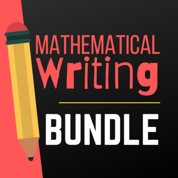 Preview of Math Writing Bundle - Variety of Quick Write Activities Writing