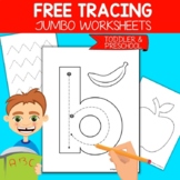 JUMBO Tracing Worksheets for Toddlers and Preschoolers