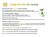 JUMP FOR JOY - It's Spring (30-day jump rope challenge)