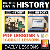 JUNE DAILY READING COMPREHENSION: Nonfiction - History - S