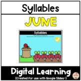 JUNE - Syllables {Google Slides™/Classroom™}