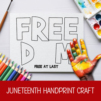 Preview of JUNETEENTH COLORING ACTIVITY, SEL CRAFT, INCLUSIVE CLASSROOM CRAFTS, DIVERSITY