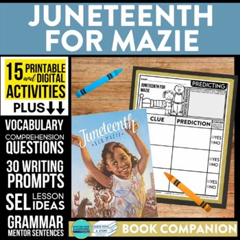 juneteenth for mazie activities worksheets interactive read aloud lesson plans