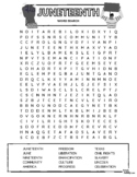 JUNETEENTH Word Search Puzzle (All Ages - Intermediate Dif