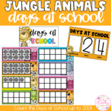 JUNGLE ANIMALS Days at School Display | 100 Days of School