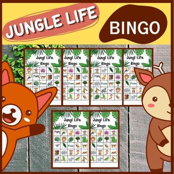 Preview of JUNGLE LIFE BINGO