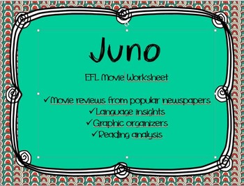 Preview of JUNO Film worksheet