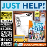 JUST HELP! activities READING COMPREHENSION worksheets - B