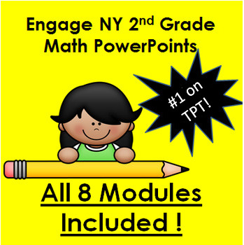 Preview of JUST REDUCED! New York Style 2nd Grade Math Powerpoints!  COMPLETE BUNDLE