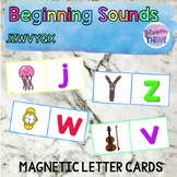 JZWVYQX Beginning Sounds Magnetic Letter Cards