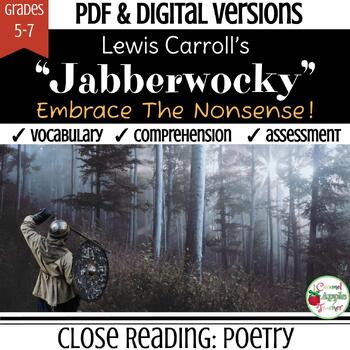 Preview of Jabberwocky: Vocab, Comprehension, Assessment