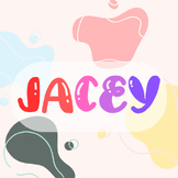 Jacey - font file ort ttf Round letters teaching materials
