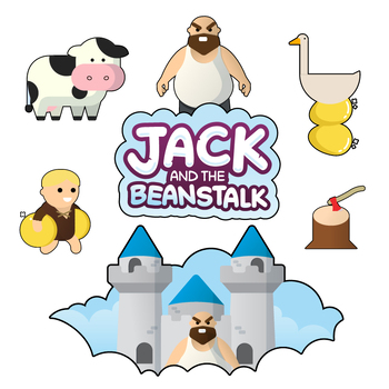 Jack and the Beanstalk Clip Art by Kari Bolt Clip Art