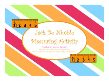 Preview of Jack, Be Nimble Measurement Activity
