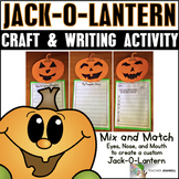 Jack-O-Lantern Craft, Pumpkin Craft, Halloween Activity