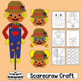 Jack O Lantern Craft Scarecrow Halloween Activities Bullet