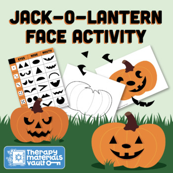 Preview of Jack-O-Lantern Face Activity