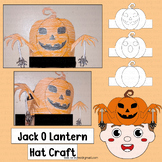 Jack O Lantern Hat Craft Halloween Crown Face Headband Act