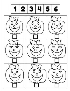 Jack-O-Lantern Number and Shape Games by Carolyn's Clever Creations