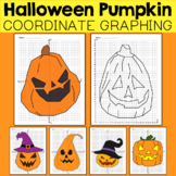 Jack-O-Lantern Pumpkin Coordinate Graphing -Fall Mystery Pictures