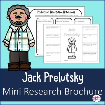 Preview of Jack Prelutsky Mini Research Brochure Author Study