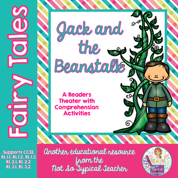 Preview of Reader Theater Fairy Tales Jack and the Beanstalk RL3.1, RL3.2, RL2.1, RL2.2