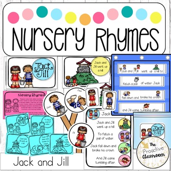 Jack and Jill Book Nursery Rhyme Mini Unit | Retelling | Preschool ...