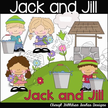 Jack and Jill Nursery Rhyme Clip Art – Whimsy Clips