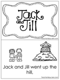Jack and Jill Early Emergent Reader. Pre-K and Kindergarte