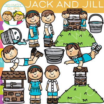 Preview of Jack and Jill Nursery Rhyme Story Clip Art