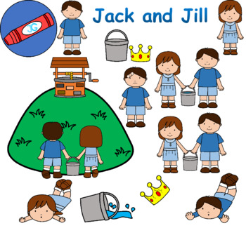 Jack and Jill Nursery Rhyme ClipArt