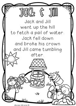 Jack and Jill: Nursery Rhyme Pack - Great for Distance Learning | TpT
