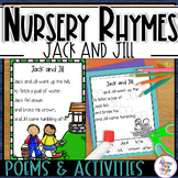 Jack and Jill - Nursery Rhyme Poem Posters and Worksheet A