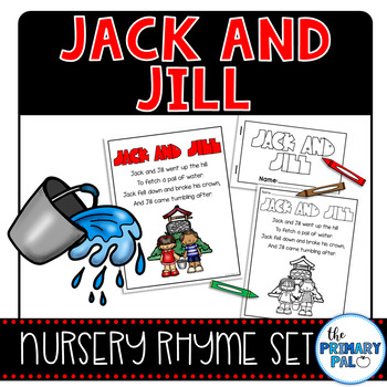 Preview of Jack and Jill Nursery Rhyme and Book Set