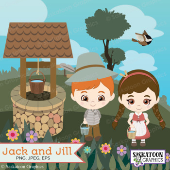 Preview of Jack and Jill Went Up the Hill - Story Book Nursery Rhymes by Saskatoon Graphics