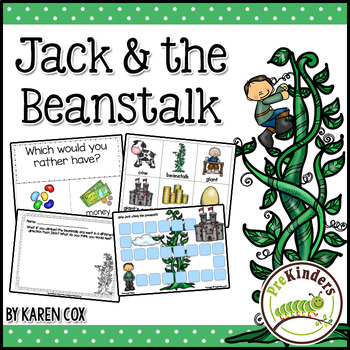 Preview of Jack and the Beanstalk Activities (Pre-K, Preschool)