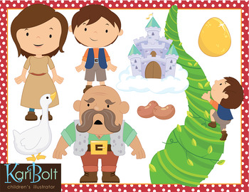 Preview of Jack and the Beanstalk Clip Art