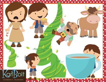 Jack and the Beanstalk Clip Art