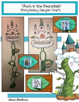 Preview of Jack and the Beanstalk Fairy Tale Activities Sequencing and Retelling Craft