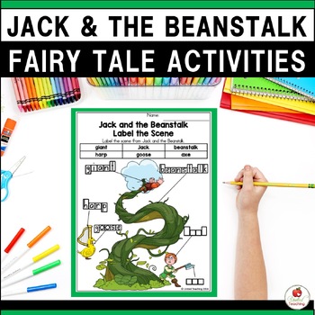 Preview of Jack and the Beanstalk Fairy Tale Activities | Fairy Tale Unit | Story Elements