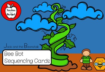 Preview of Jack and the Beanstalk Sequencing Cards - Bee Bots