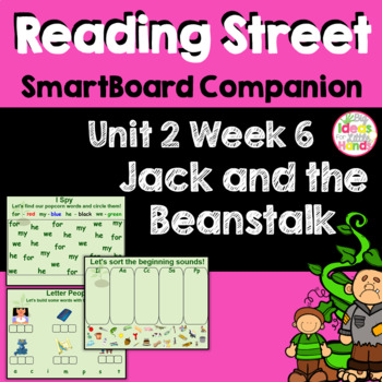 Preview of Jack and the Beanstalk SmartBoard Companion Kindergarten