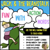 Jack & the Beanstalk Teaching Action Verb Words Activities