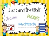 Jack and the Wolf {spelling, grammar, and phonics practice}