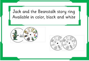 Preview of Jack and the beanstalk story ring