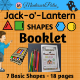Jack-o'-Lantern Basic Shapes Booklet - Printable Keepsake 